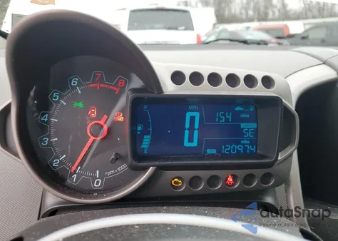 2013 Chevrolet Sonic Lt Manual from USA, damaged, VIN 1G1JD6SH7D4118570